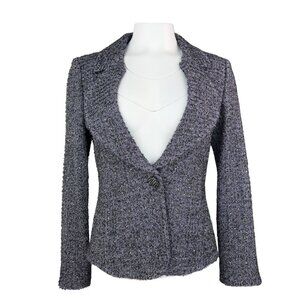 St John Couture Blazer With Rounded Lapel
